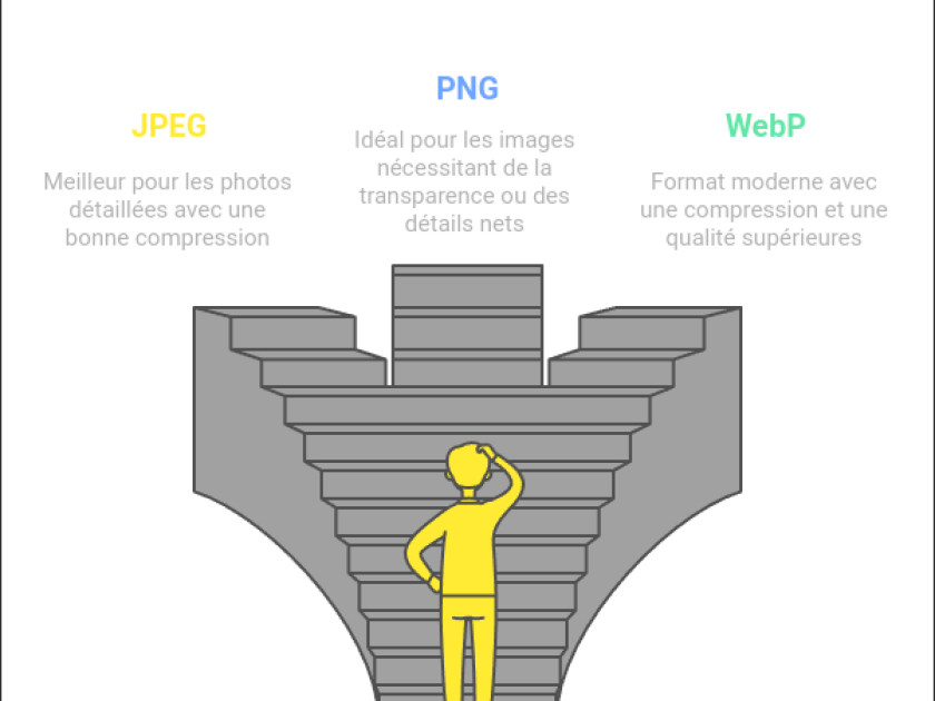 Choisissez le bon format pour chaque image