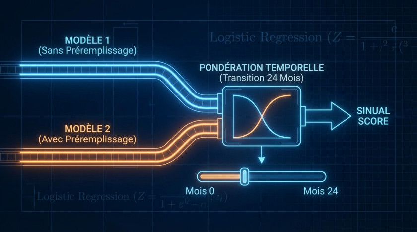 Partie technique : sous le capot, deux régressions logistiques et une transition temporelle