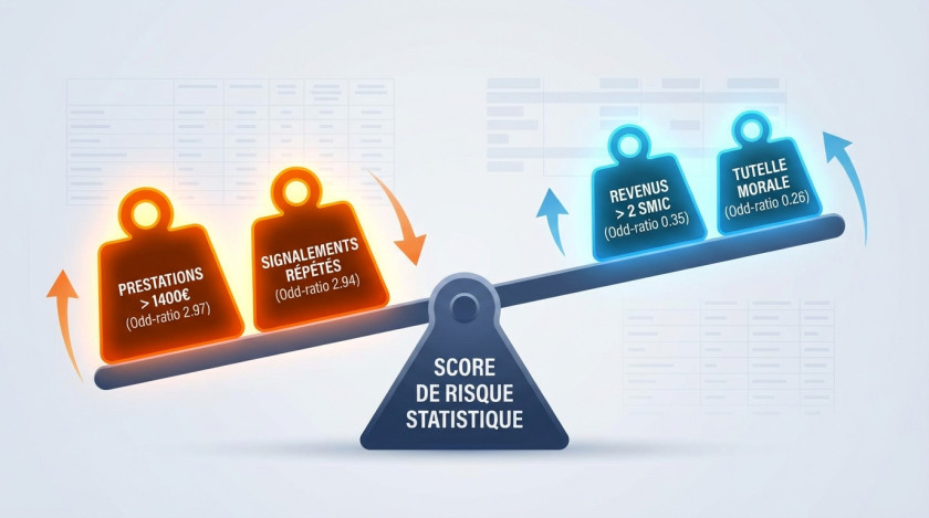 Tableau récapitulatif : quelques odd-ratios qui structurent vraiment le score